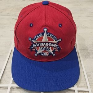 Vintage 1985 MLB All Star Game Texas Rangers Fitted Hat - Size 7 1/4